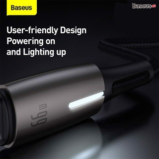 Cáp sạc siêu nhanh Type C Baseus Water Drop 66W