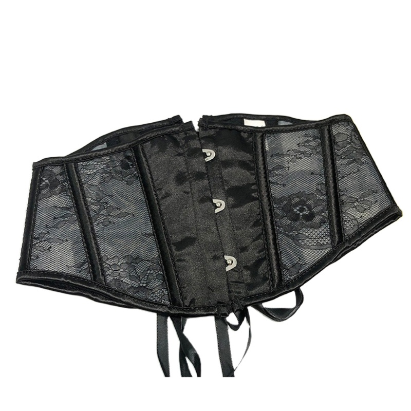 Áo corset định hình eo phối ren quyến rũ cho nữ