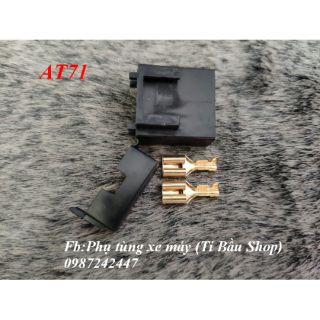 BỘ HỘP CẦU CHÌ XE MÁY MÀU ĐEN (1 túi 10 bộ) - AT71