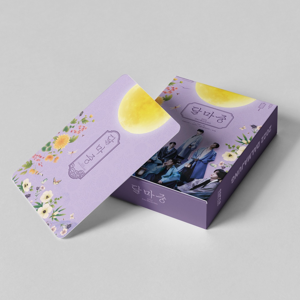 Hộp 55 Ảnh LOMO Card 2022 Hình Nhóm Nhạc BTS Thẻ