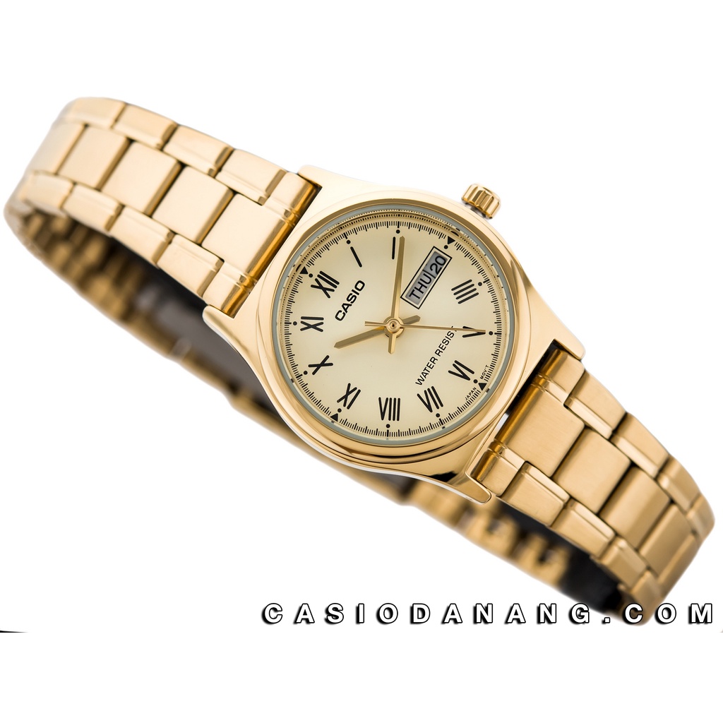Đồng hồ nữ dây kim loại Casio chính hãng Anh Khuê LTP-V006G-9BUDF (25mm)