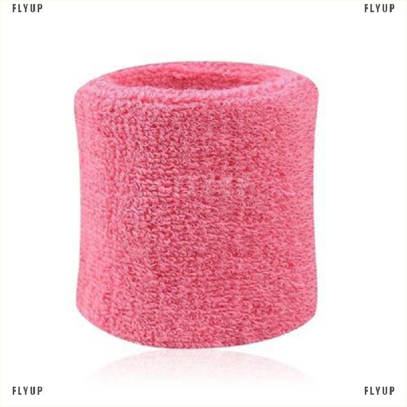 2pcs Sweatbands Wristband Tennis Squash Badminton Gym Football Wrist Bands「FLYUP」