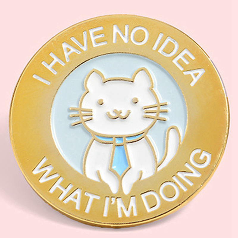 Ghim Cài Áo Hình Mèo Con Đáng Yêu Cho Nữ