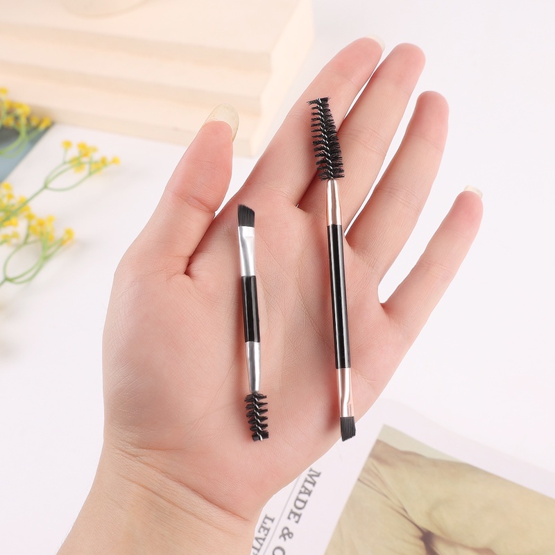 1 Cây Cọ Trang Điểm Lông Mày Kẻ Mắt Thiết Kế Hai Đầu Tiện Dụng
