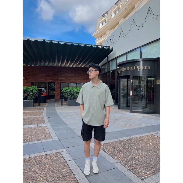 Áo sơmi Murray Shirt + quần short túi hộp đen Murky Blaziee_official