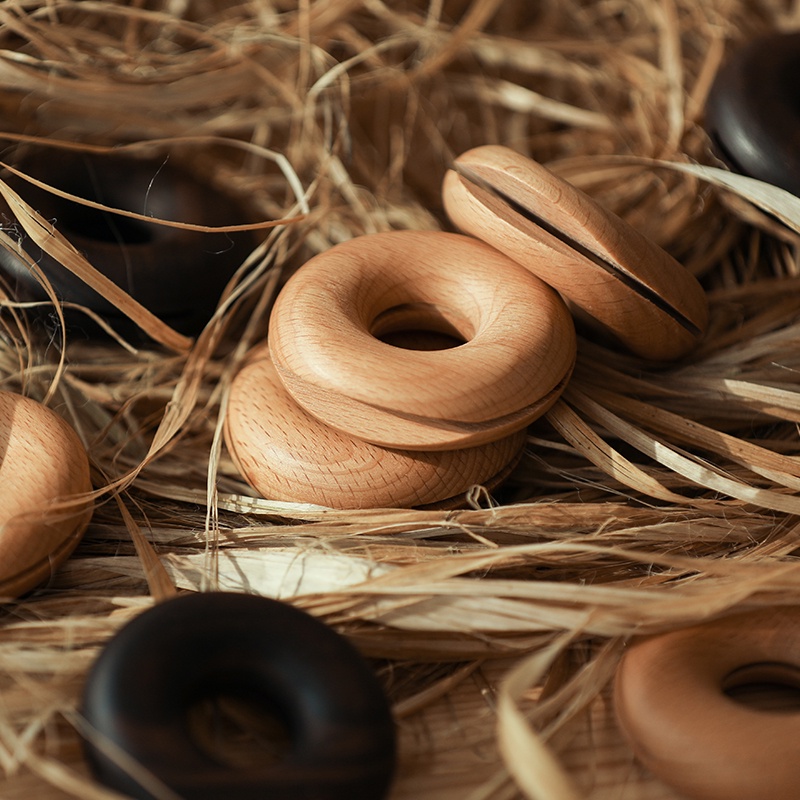 Kẹp Gỗ Hình Bánh Donut Dễ Thương