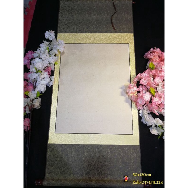Biểu Lụa Giấy Dó Xịn Viết Thư Pháp