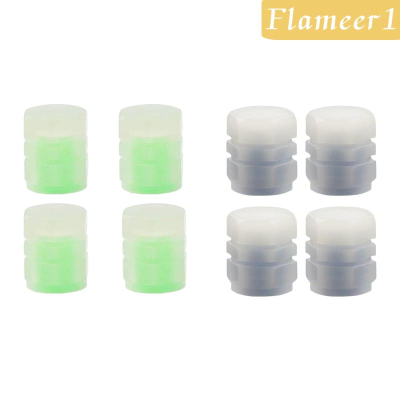 1] Bộ 4 Vỏ Bọc Van Bánh Xe Phát Sáng Thông Dụng
