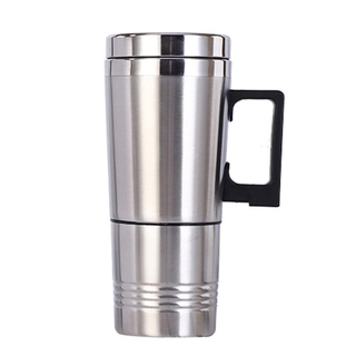 Bình đun nước điện 12/24V bằng thép không gỉ tiện lợi để dùng tại nhà/trên xe hơi khi đi du lịch ngoài trời