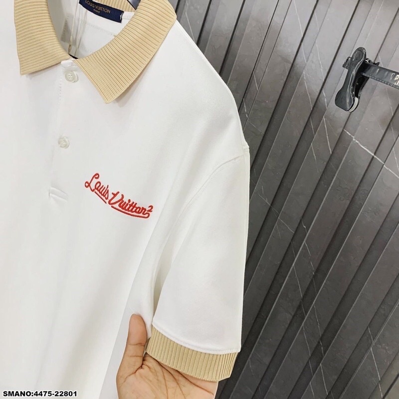 Áo Polo Nam Nữ Chữ Thêu Cao Cấp Sang Trọng