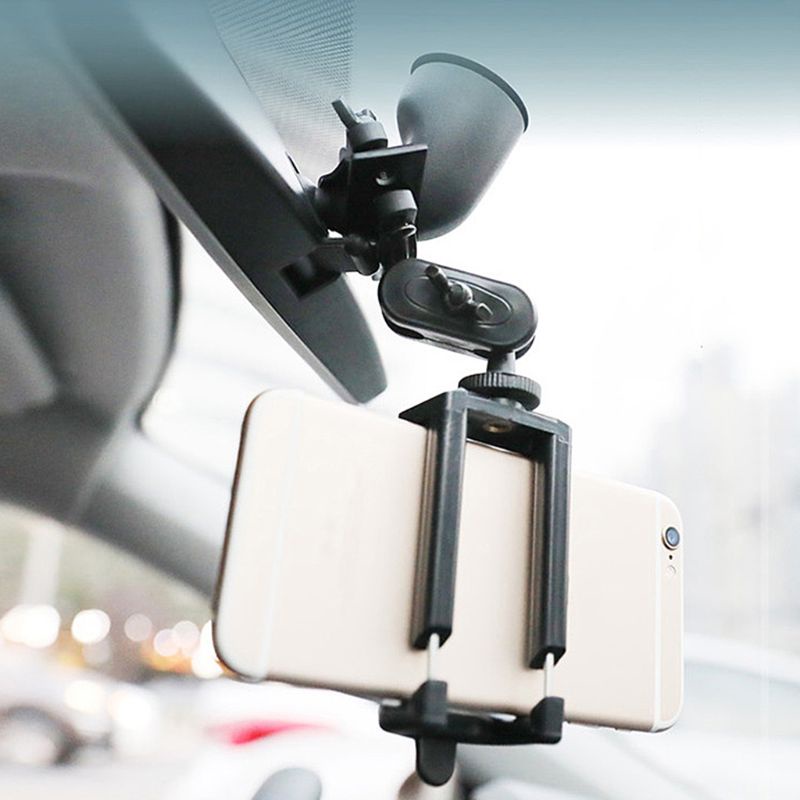 Giá Đỡ Điện Thoại Gắn Kính Chiếu Hậu Xe Hơi Lidu1