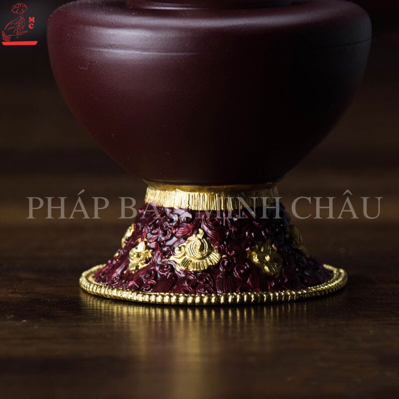 [Pháp Bảo Minh Châu] BÌNH SÁI TỊNH CÓ VÒI TO - NHỎ (SƠN MÀU)