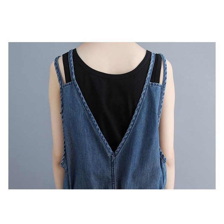 [ORDER] Yếm denim bigsize dáng trẻ trung (fit đến 90kg) - Có ảnh thật | BigBuy360 - bigbuy360.vn