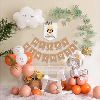 Set bóng trang trí sinh nhật Hàn Quốc