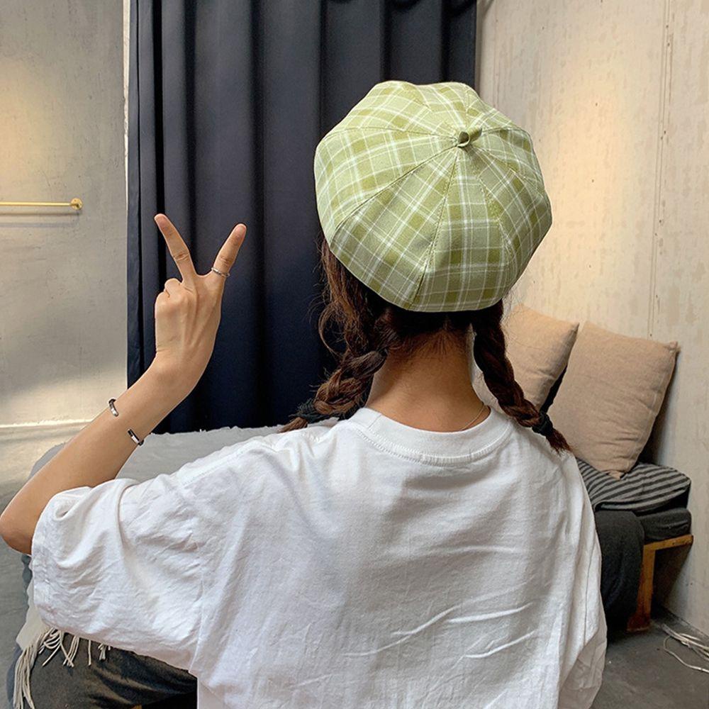 Mũ Beret Màu Trơn Phong Cách Hàn Quốc Thời Trang Cho Nữ