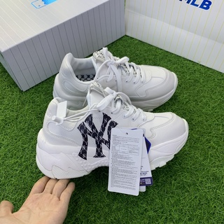 [GG STORE]Giày Sneaker MLB Monogram Đen| MLB NY Monogram Chữ NHỏ