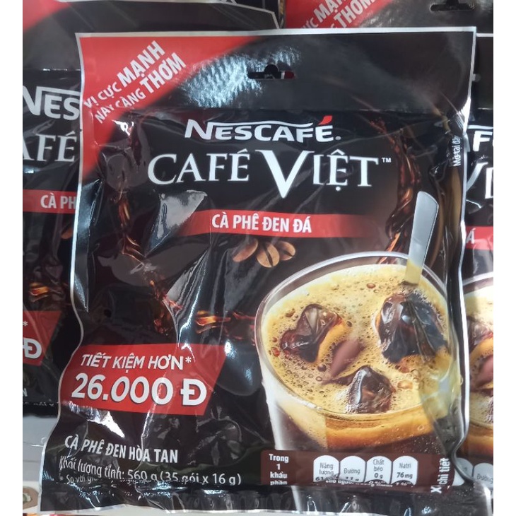 Cà Phê Đen Đá NesCafé Việt Bịch 592g (37 gói x 16g) | BigBuy360 - bigbuy360.vn
