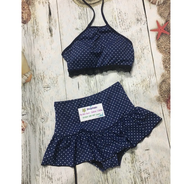 Bikini yếm chấm bi xinh