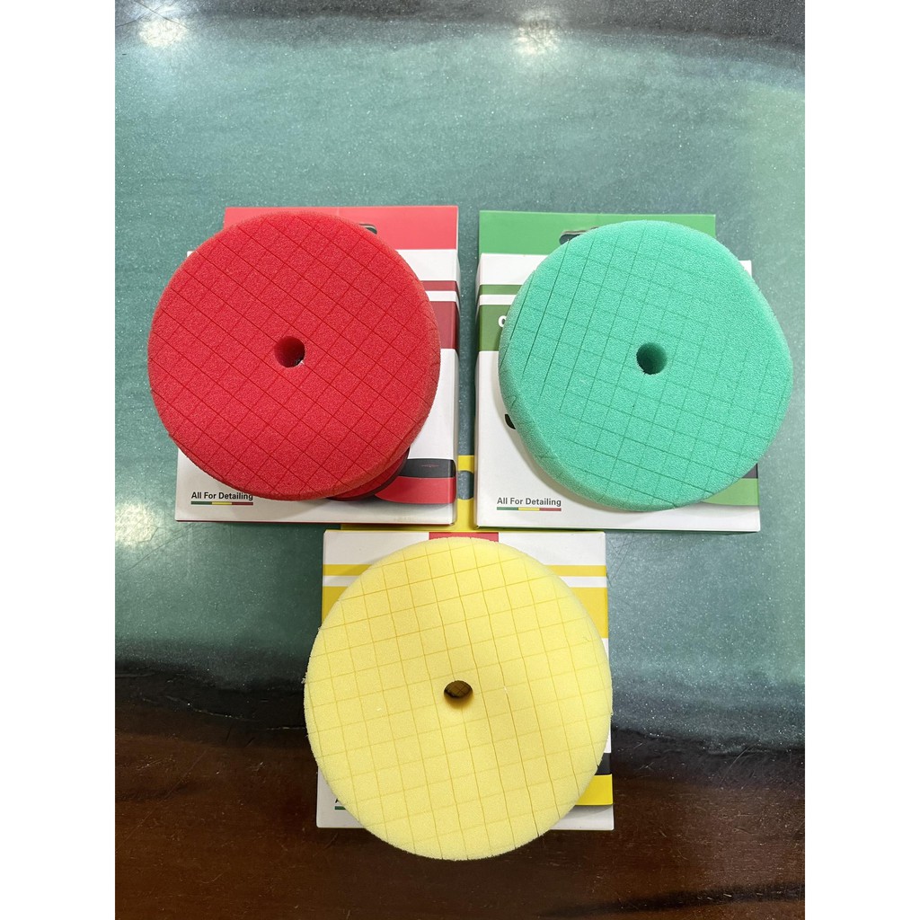 PHỚT ĐÁNH BÓNG BƯỚC 1/2/3 3 MÀU XANH - VÀNG - ĐỎ MAXSHINE 3IN 7.5CM