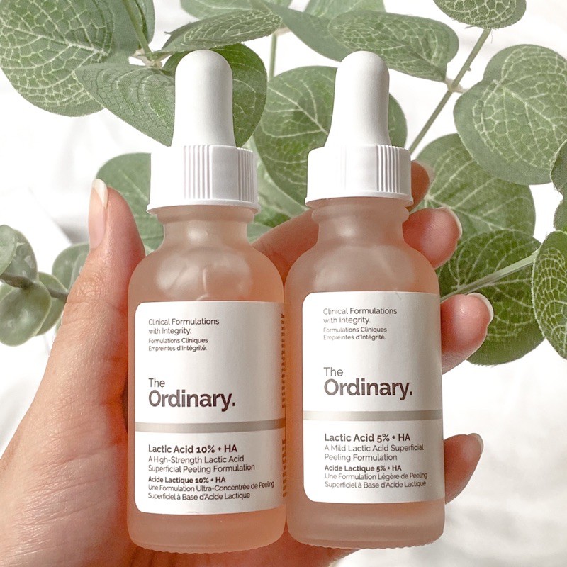 [Bill US] Serum tẩy tế bào chết Lactic Acid 5% + HA và 10% + HA - The Ordinary