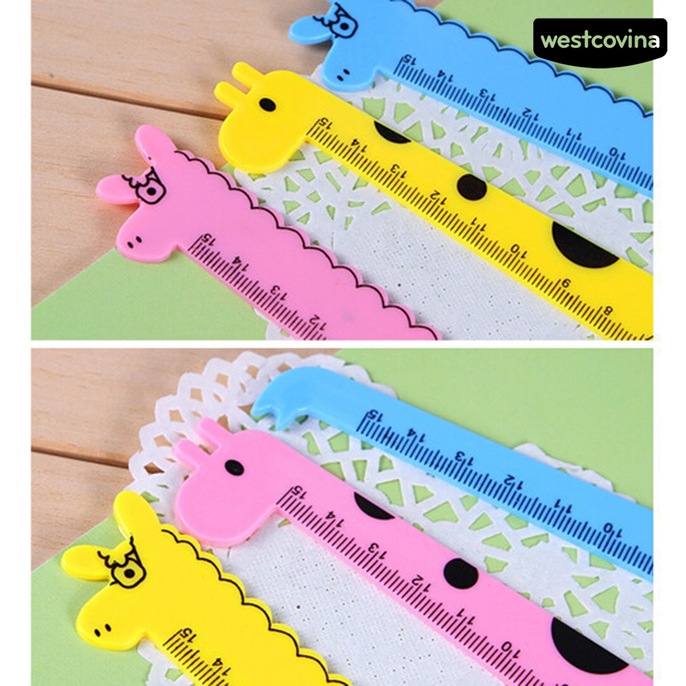 Mới Thước Đo Hình Hươu Cao Cổ Xinh Xắn Dành Cho Học Sinh