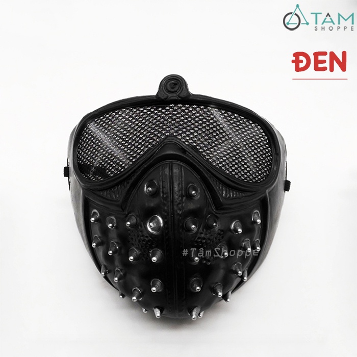 Mặt nạ đinh tán mắt lưới Punk Style HLW-MN-81
