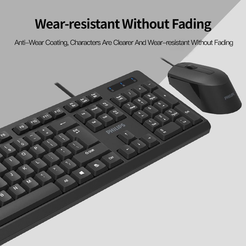 Bộ Bàn Phím Và Chuột Philips C234  Cho Máy Tính