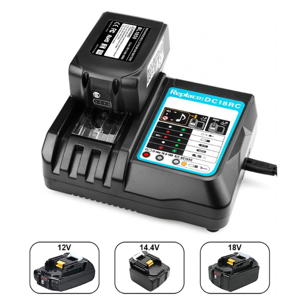 MAKITA Bộ Sạc Pin Lithium 10.8V Phích Cắm US / EU / UK Thay Thế Tiện Dụng