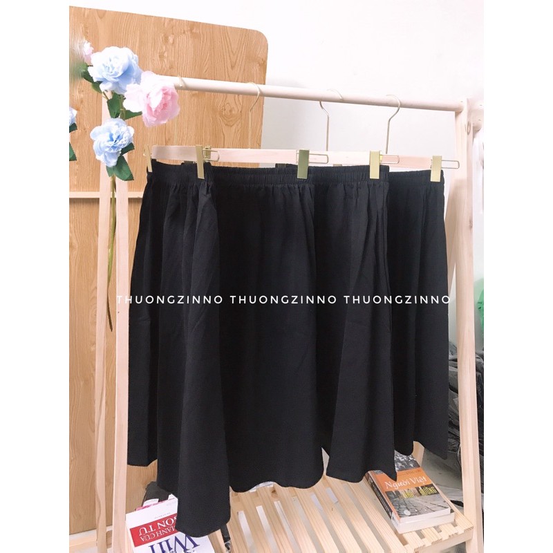 [Ảnh thật/Video] Chân váy suông cạp cao chất thun dáng dài xẻ tà Chân váy cotton trơn | BigBuy360 - bigbuy360.vn