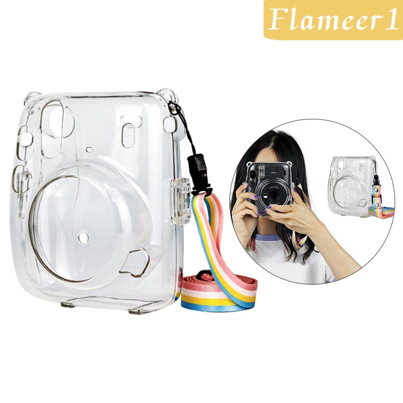 Ốp Cứng Chống Bụi Có Dây Đeo Cho Máy Ảnh Instax Mini 11 Polaroid Fireameer1