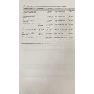 Thuốc khử trùng diệt khuẩn D&G Chloramine B (Cloramin B)