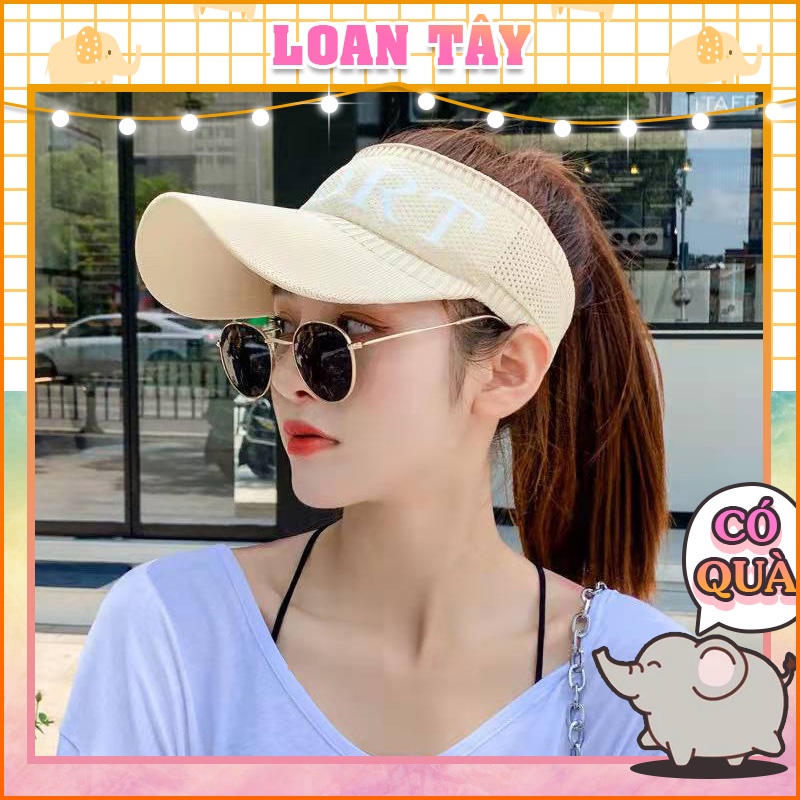Mũ Vải Nam Nữ Hở Đầu Phong Cách Thể Thao Sport L2149