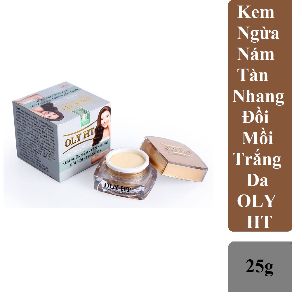 Kem OLY HT Giảm Nám - Tàn Nhang - Đồi Mồi - Dưỡng Trắng Da  (25g)