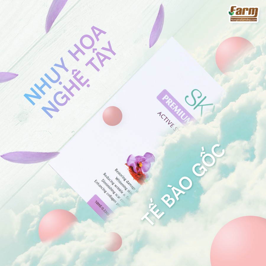 Siêu Serum Nhụy Hoa Nghệ Tây SKY + Tặng 5 Mask Farm Skin Hoặc Tẩy Tế Bào Chết Gạo | BigBuy360 - bigbuy360.vn