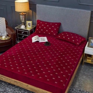 Thảm nỉ nhung MUJI thêu chữ thương hiệu