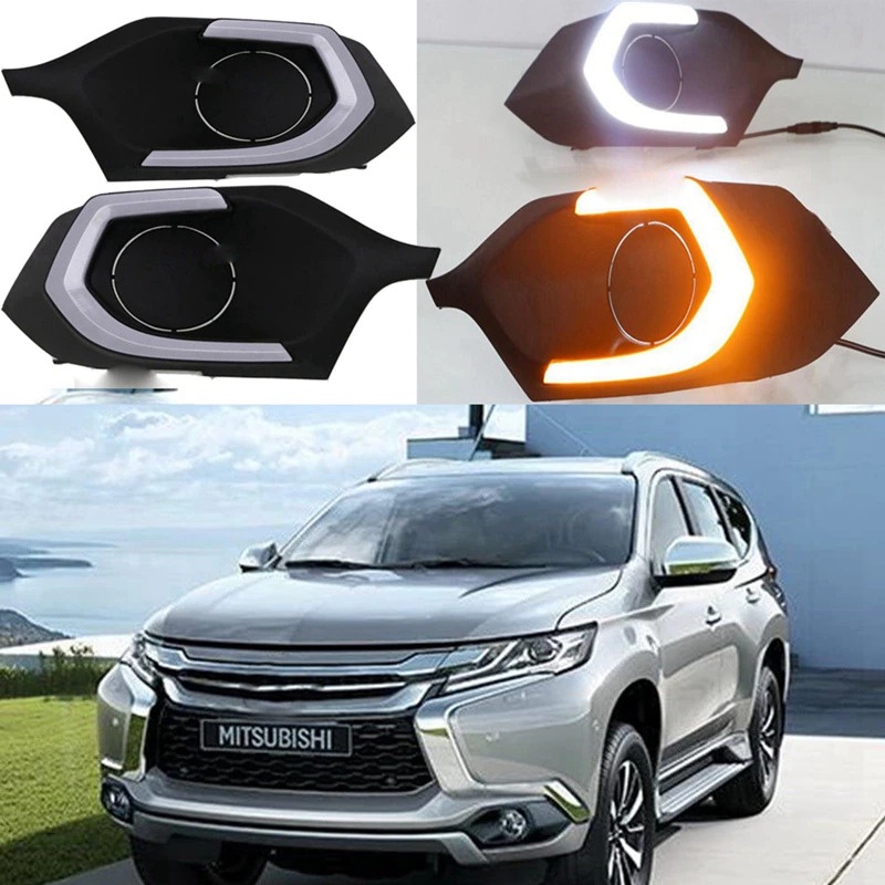 Đèn Gầm LED Ban Ngày DRL Mitsubishi Pajero Sport 2016 - 2019