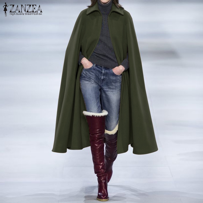 Áo choàng ZANZEA form rộng thời trang dành cho nữ | BigBuy360 - bigbuy360.vn