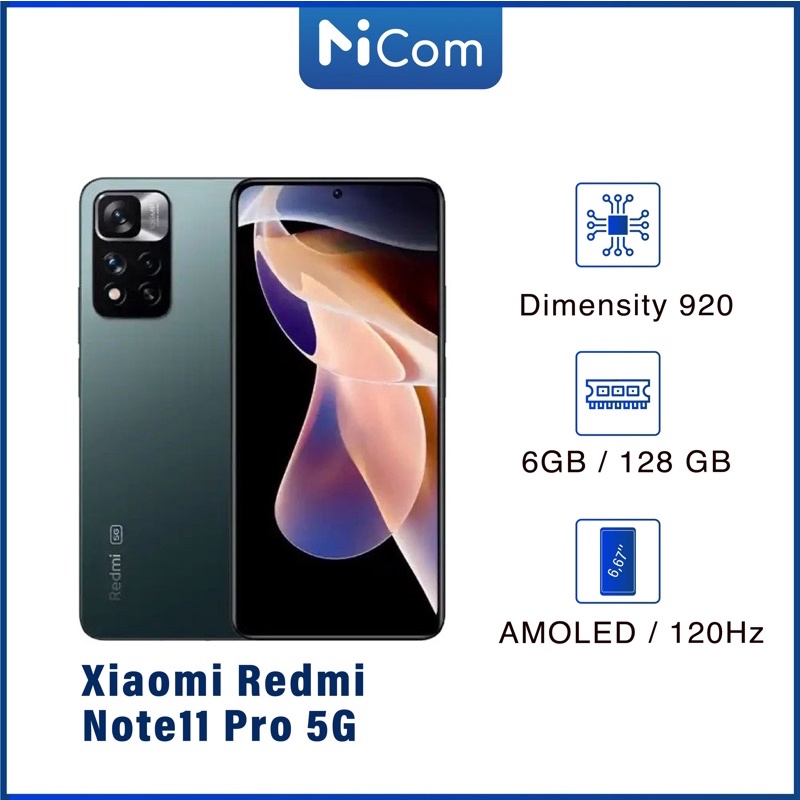 Điện thoại Xiaomi Redmi Note 11 Pro 6/128 GB nguyên seal chưa active bảo hành 1 năm