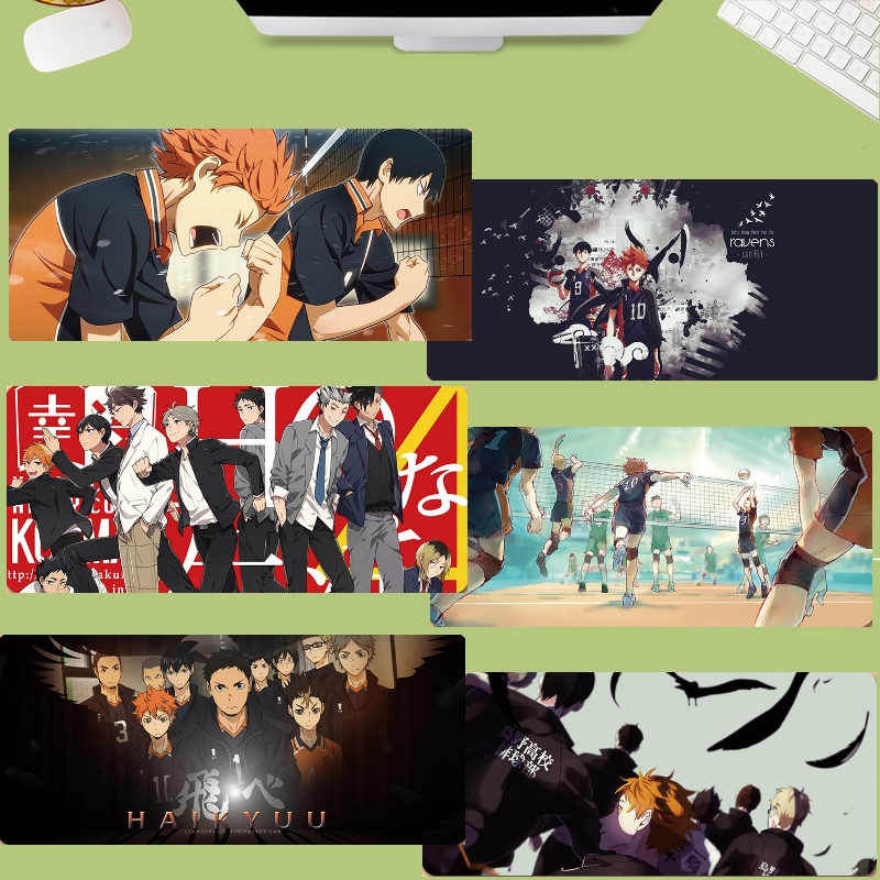 Haikyuu! 2 anime pad chuột lớn Miếng Lót Chuột, Bàn Di Chuột