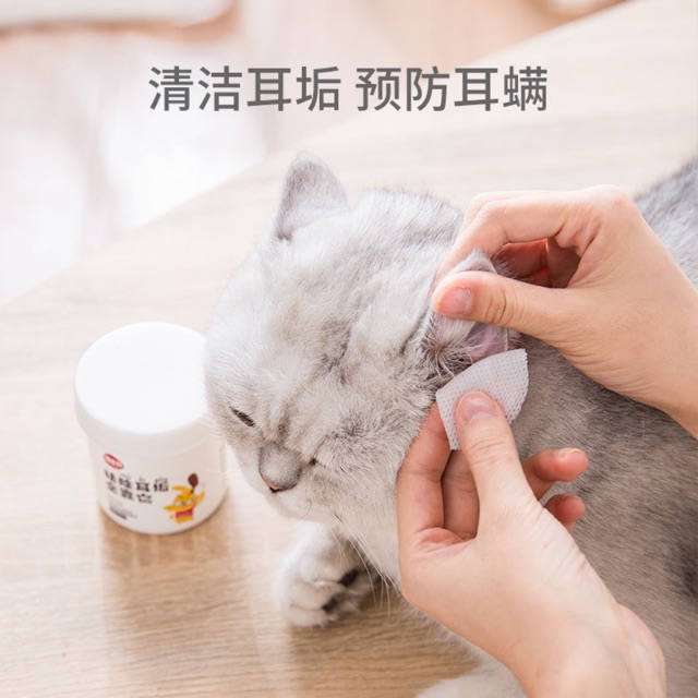 KHĂN ƯỚT LAU TAI CHO THÚ CƯNG