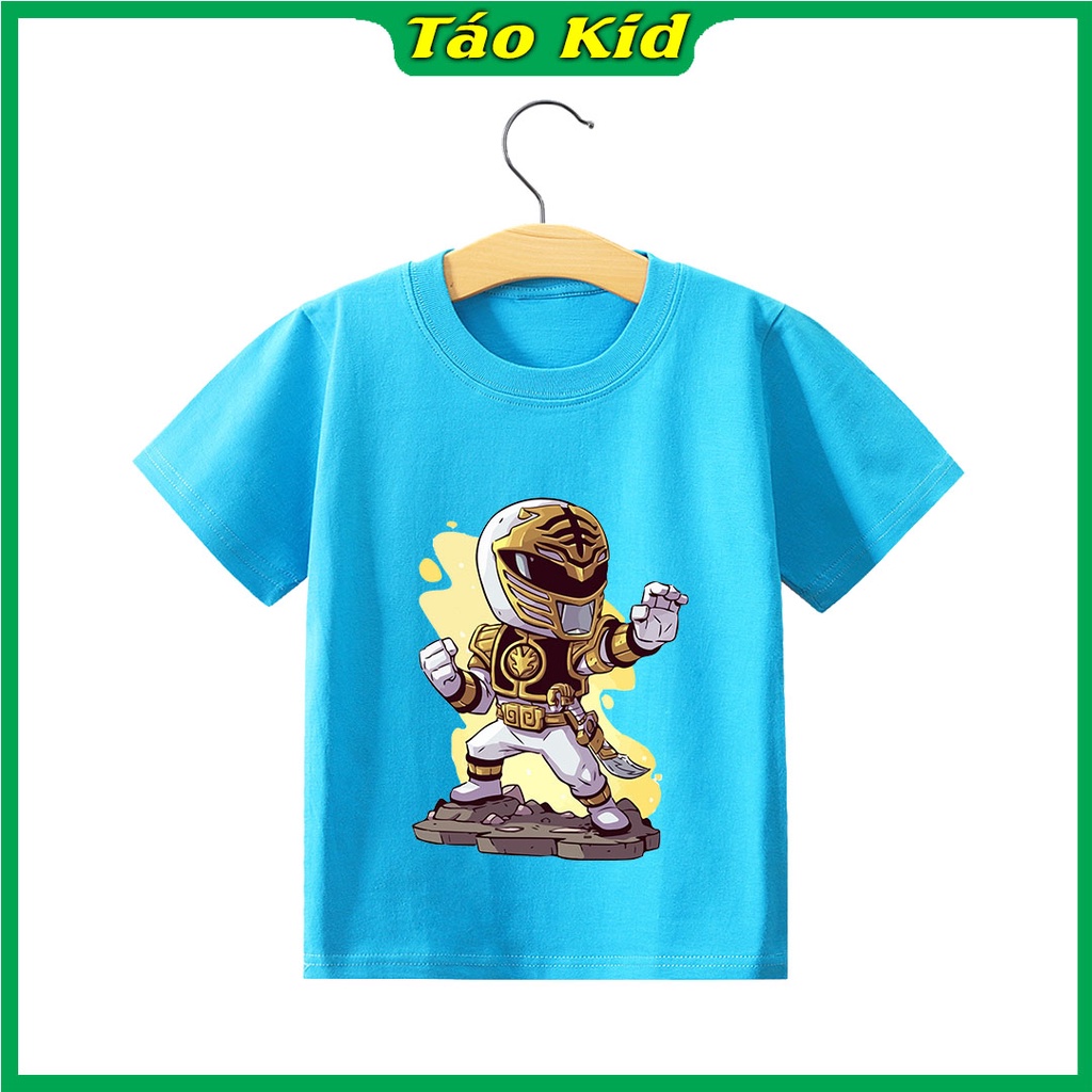 Áo thun bé trai bé gái cộc tay Táo Kid chất cotton in hình Siêu Nhân Trắng từ 0 đến 10 tuổi hàng VNXK TA77