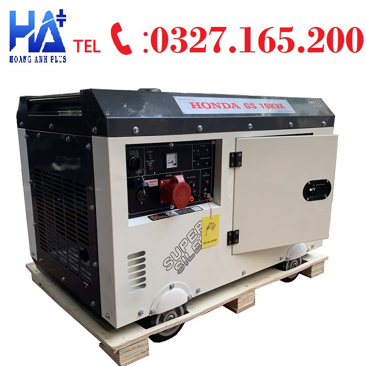 [GIÁ TỐT] Máy Phát Điện Honda Chạy Dầu HD 10KVA 3PHASE-Siêu Chống Ồn-Tiết Kiệm Nhiên Liệu-Xuất Xứ Thái Lan-Bảo hành