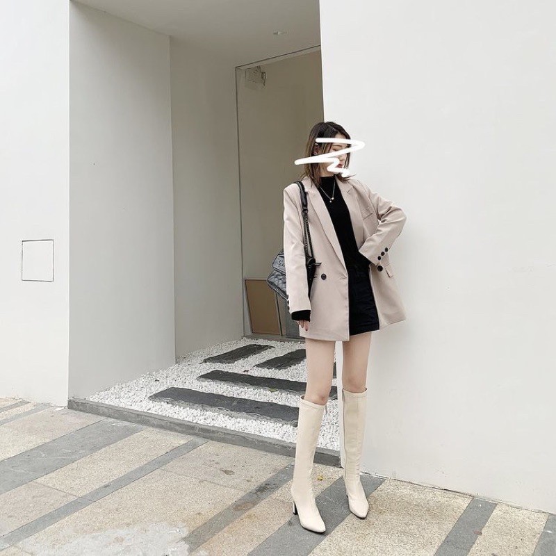 💕 [ HÀNG ORDER ] Bốt Đùi Bốt Cao Gót Mũi Nhọn Da Mềm 8cm- HOT TREND nhà Sean | BigBuy360 - bigbuy360.vn