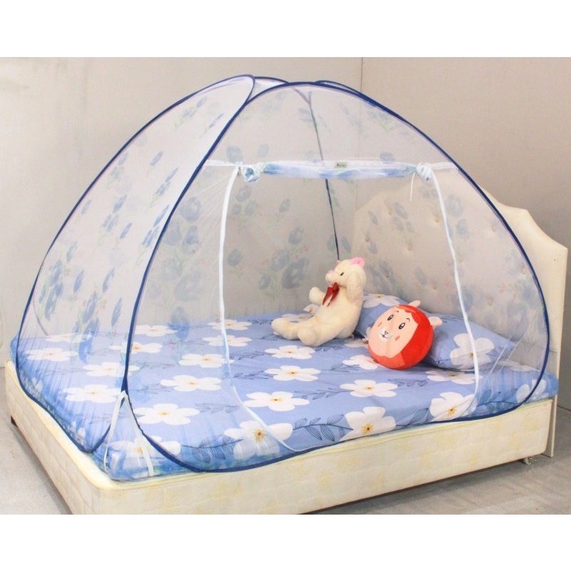 Mùng Chụp Hoa Văn Tự Bung 1m8*2m Hàng Việt Nam