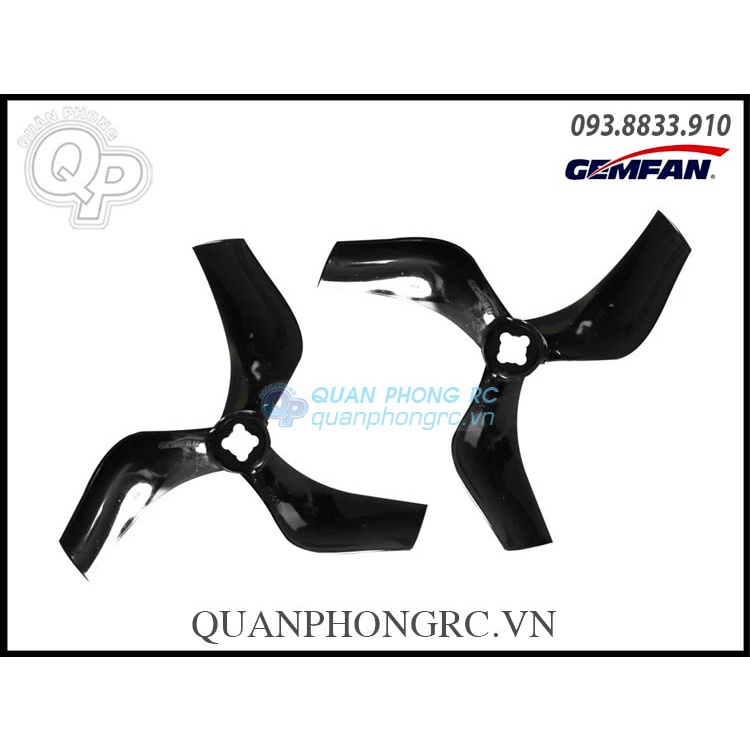 2 Cặp Cánh 3 Lá 3 inch GEMFAN D75 75mm 3 inch Micro Ducted