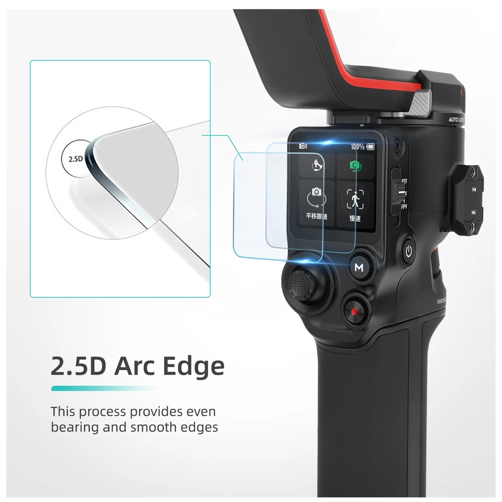 Kính Cường Lực 9H HD Bảo Vệ Màn Hình Tay Cầm Chống Rung Cho DJI RS3 / RS 3 Pro
