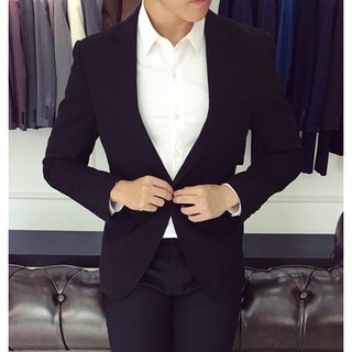 Áo vest nam đen công sở, dáng slim fit trẻ trung. vải âu cao cấp nhập khẩu