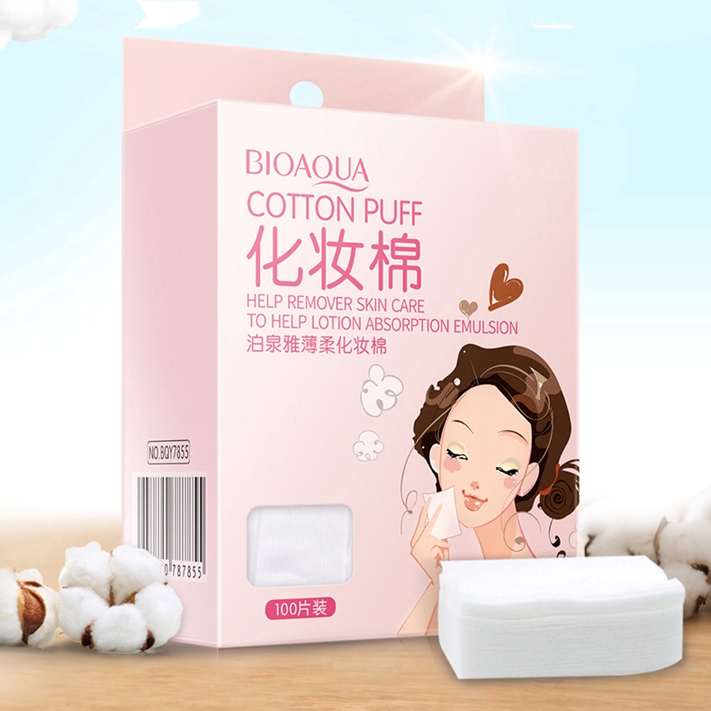 Set 100 Miếng Cotton Lau Mặt Tẩy Trang