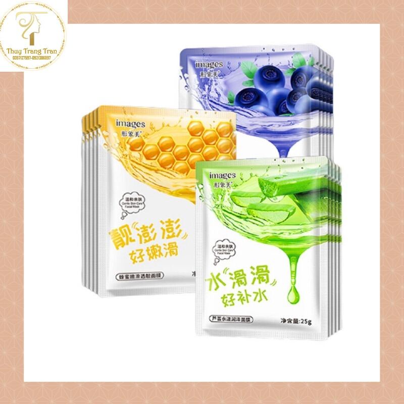 Mặt nạ chống lão hóa giấy dưỡng da trắng da giảm mụn dưỡng ẩm LUVELA MN11