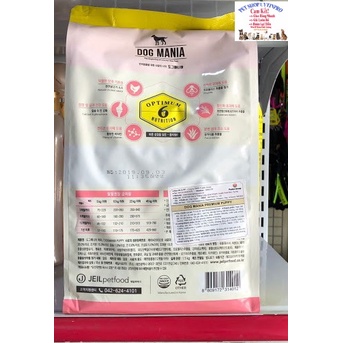 Thức ăn hạt cho Chó DOG MANIA PUPPY Gói 1.5kg Bổ sung dinh dưỡng hoàn chỉnh cho Chó con Xuất xứ từ Hàn quốc